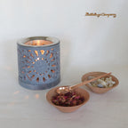 Indra Teapot Warmer, three-piece - Incense Height 7 cm