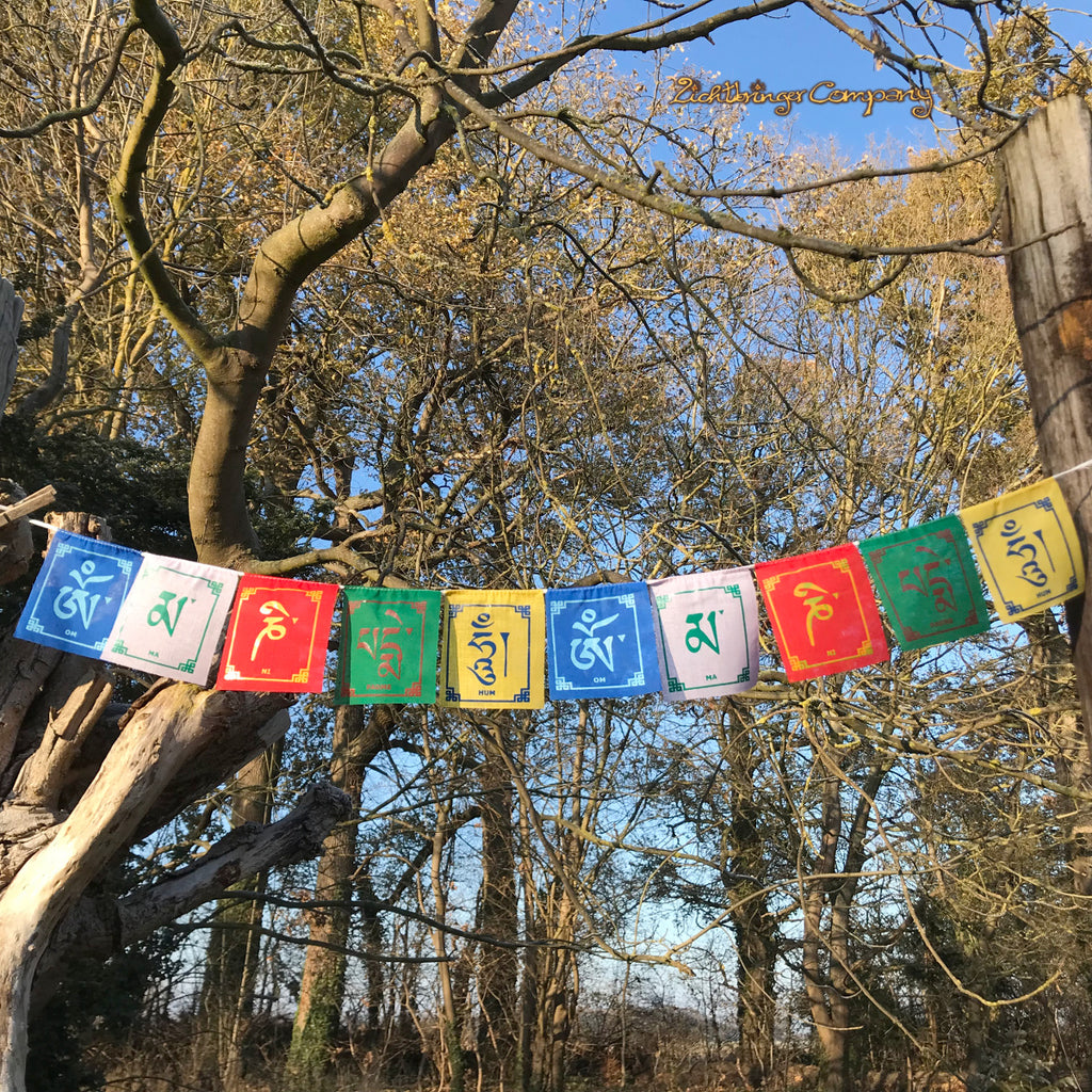 Om Mani Padme Hum - Prayer Flags