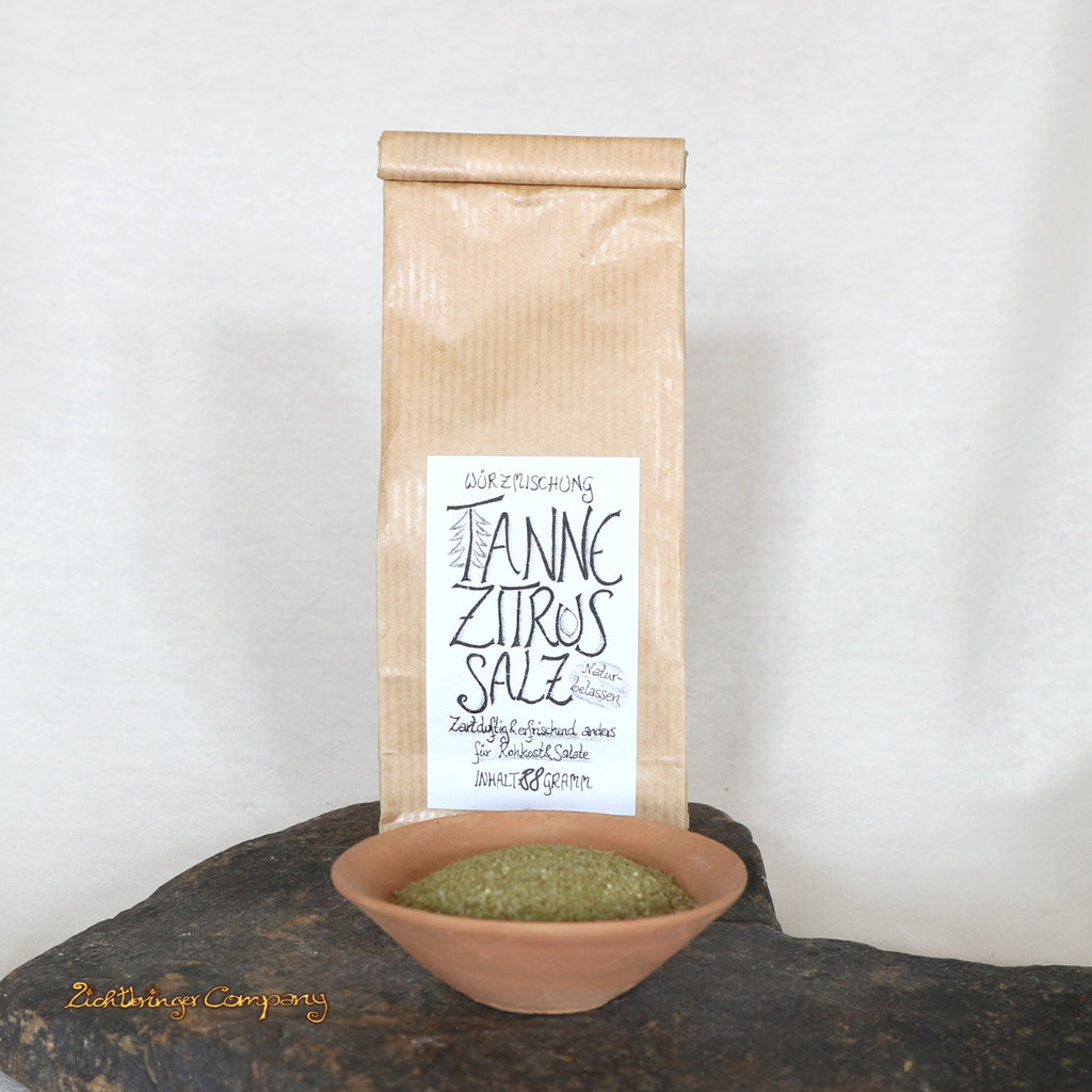 Tanne Zitrus Salz – aromatisches Kräutersalz mit Zitrusnote