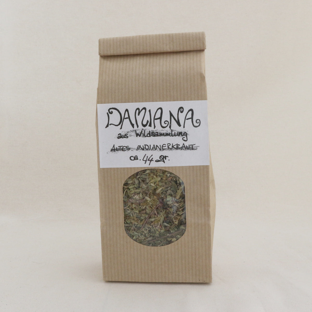 Damiana aus Wildsammlung – Kräutertee im Papier-Blockbodenbeutel von Lichtbringer Company