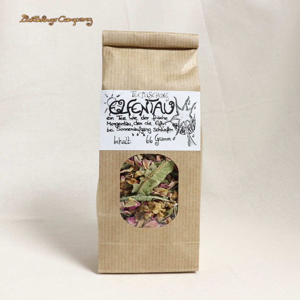 Elfentau Kräutertee – Kräutertee im Papier-Blockbodenbeutel von Lichtbringer Company