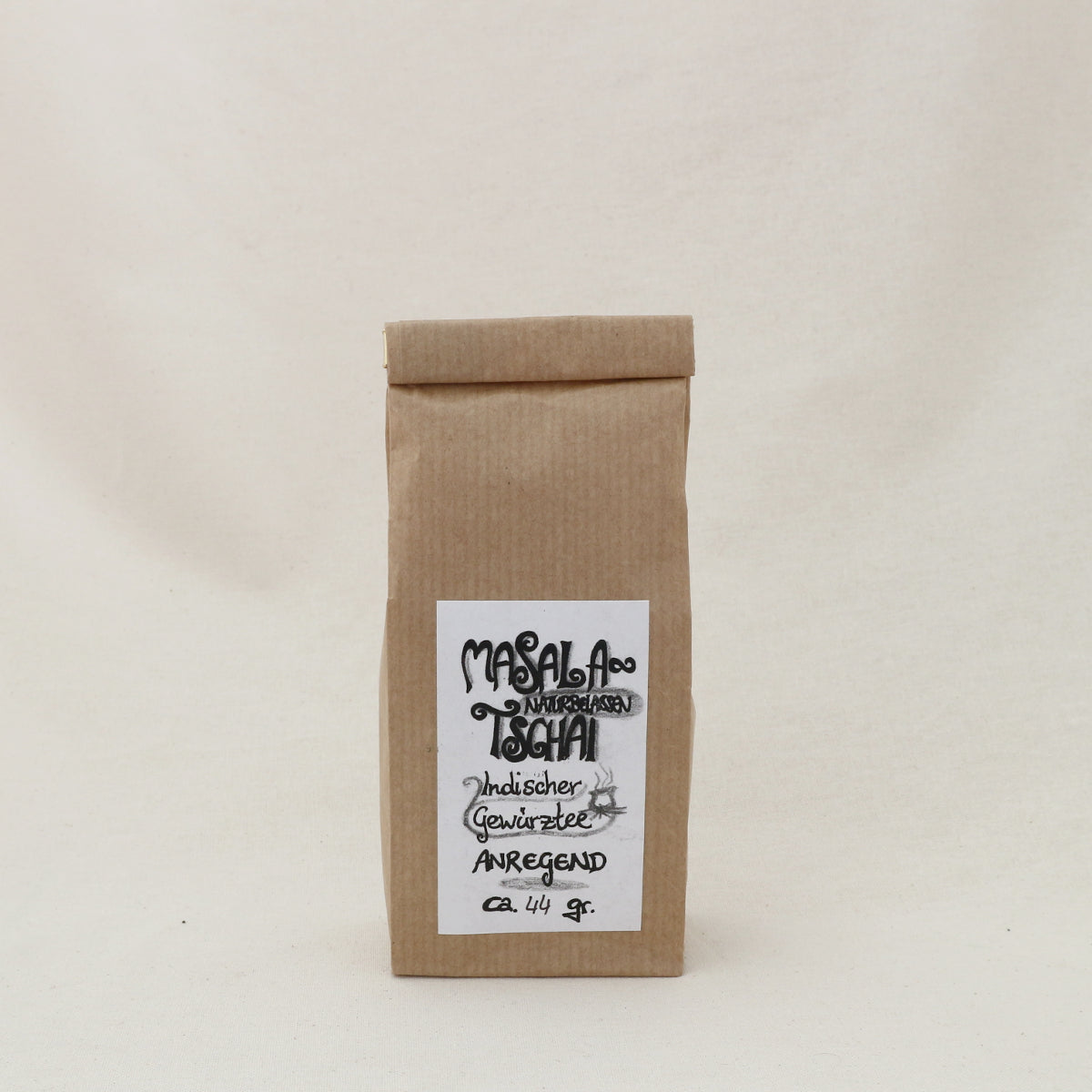 Masala Tschai - indische Chai-Teemischung – Chai Gewürztee im Papier-Blockbodenbeutel kleine Packung von Lichtbringer Company