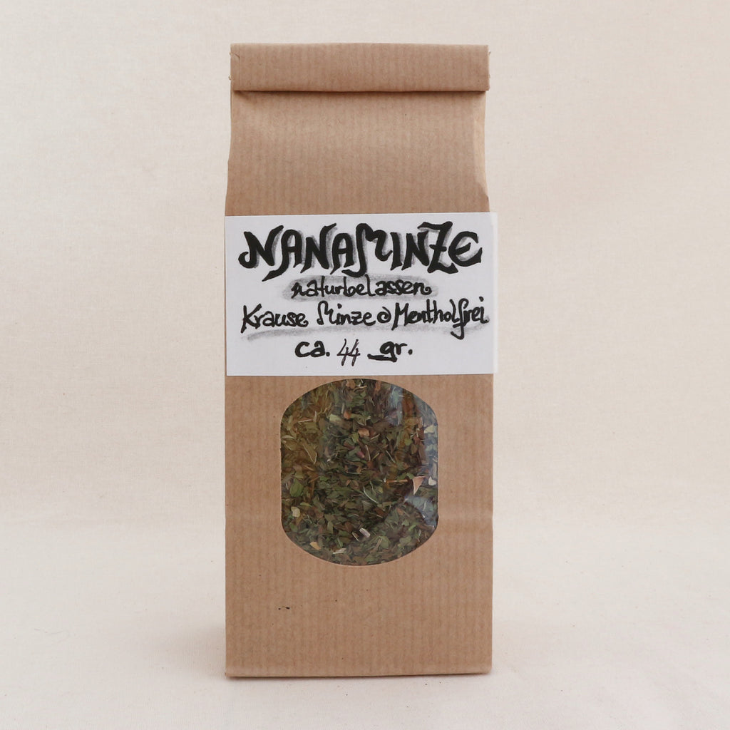Nanaminze naturbelassen – Kräutertee im Papier-Blockbodenbeutel von Lichtbringer Company