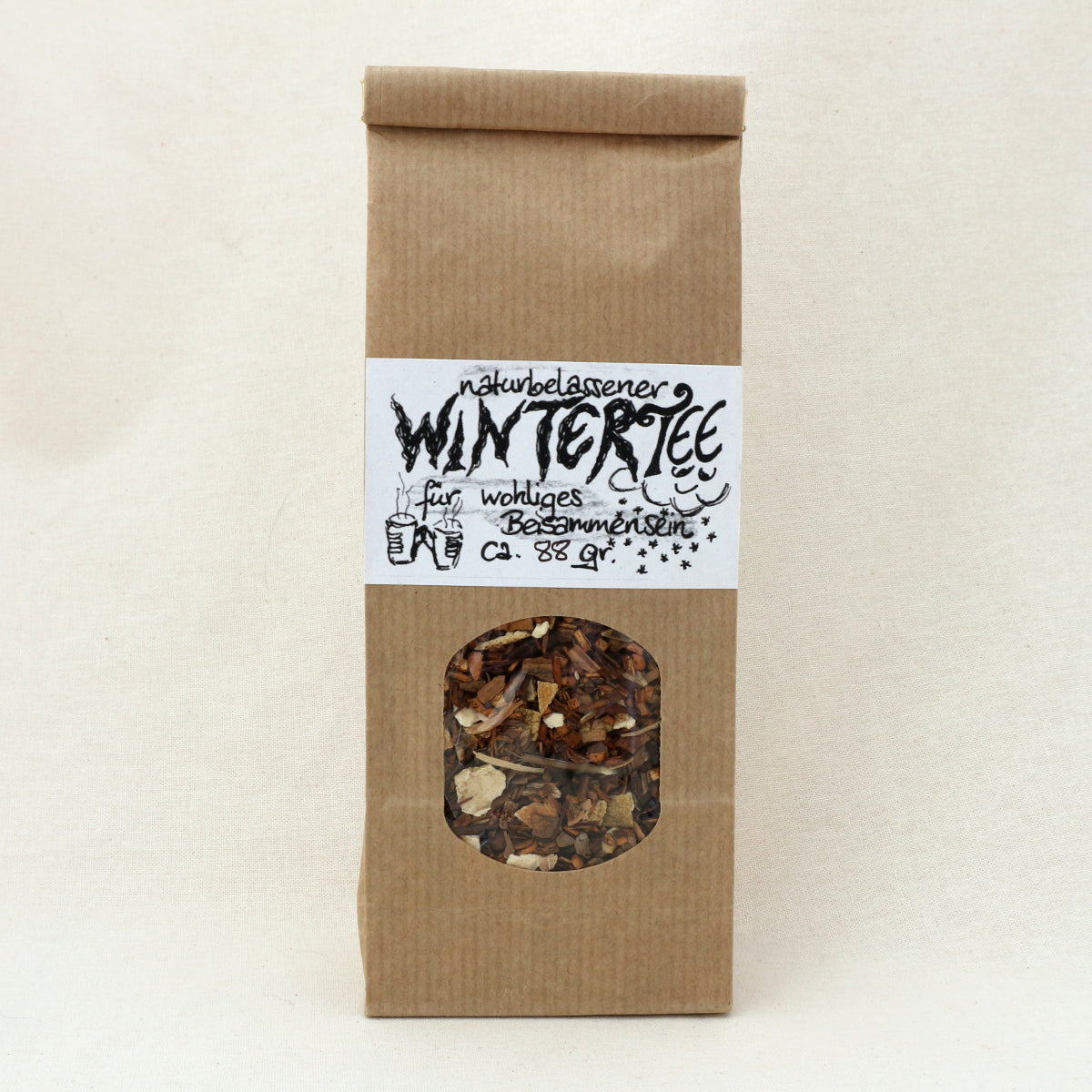 Wintertee - Gewürztee – im Papier-Blockbodenbeutel von Lichtbringer Company