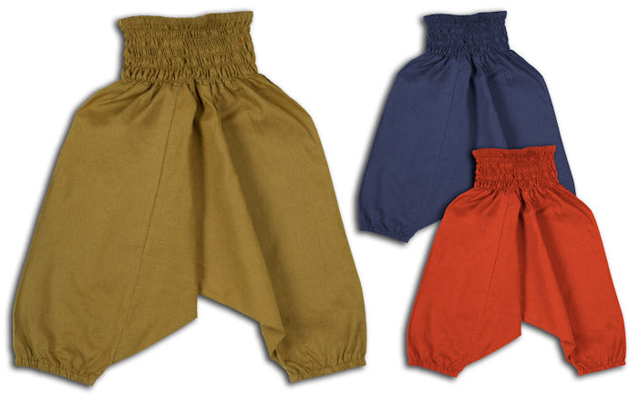 Aladinhose Muckhose aus Baumwolle für Kinder im Alter 1-2 Jahre Baby. In verschiedenen Farben