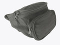 Bauchtasche für Smartphone, Powerbank, Geld in schwarz mit variablem Gurt und Klickverschluss.