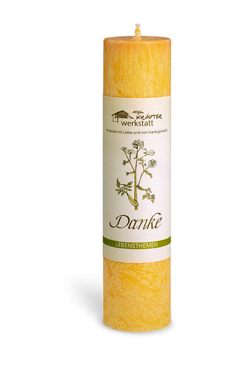 Thank you - Herbal candle
