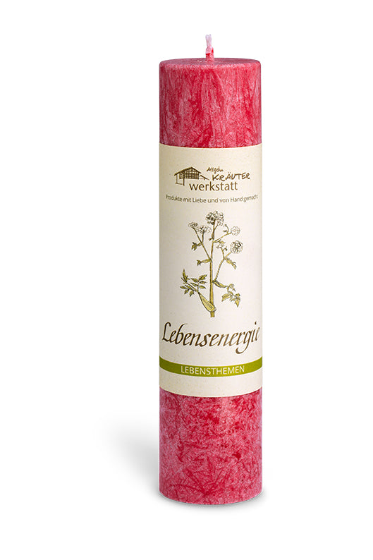 Lebensenergie - Heilkräuterkerze