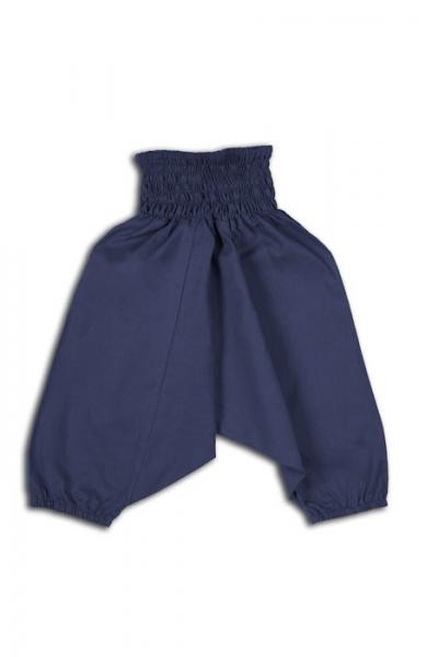 Aladinhose Pluderhose für Kinder 2-3 Jahre XS - blau