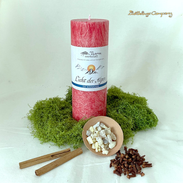 Die Wärmende - Duftkerze der Allgäuer Heilkräutermanufaktur