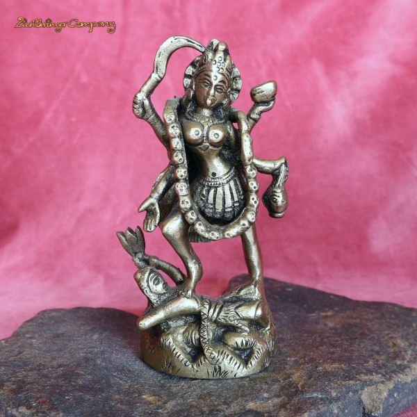 Kali - indische Göttin - Messingstatue