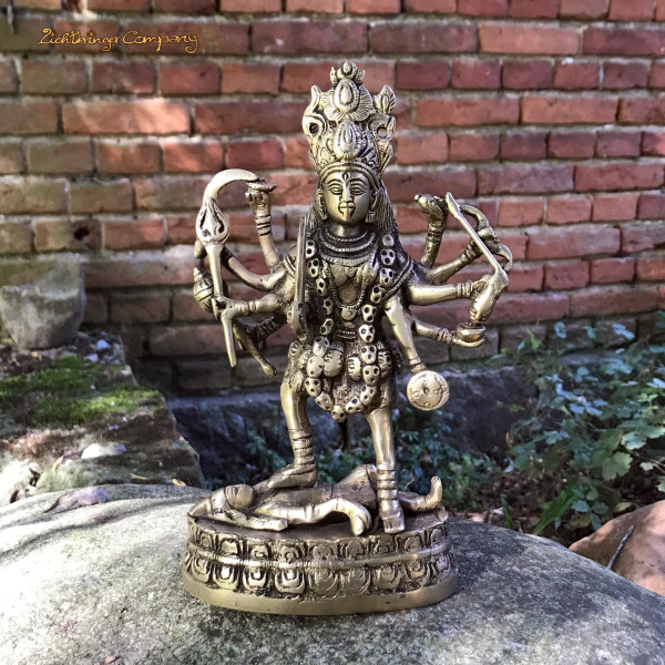 Kali - indische Göttin - Messingstatue 1700 Gramm