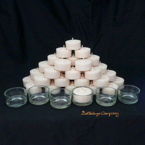 Rapswachs Teelichte von der Lichtbringer Company