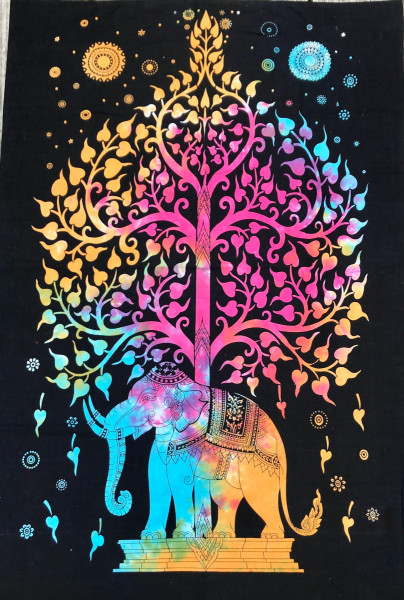 Indischer Elefant - Wandbehang 75 * 100 cm